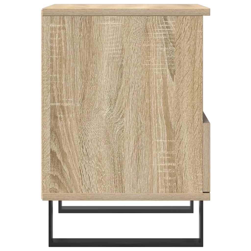 Nachttische 2 Stk. Sonoma-Eiche 40x35x50 cm Holzwerkstoff
